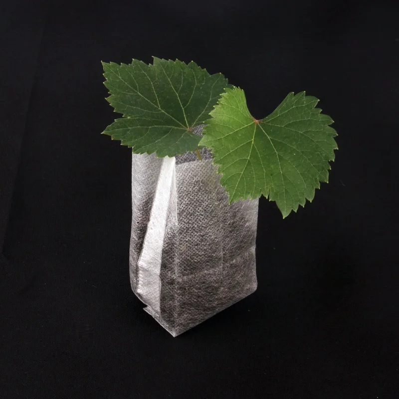 100pcs 14*16cm White Nursery Bags Plant-Fiber Nursery Pot Seedling-Raising Bags, Make In Non-Woven Fabric