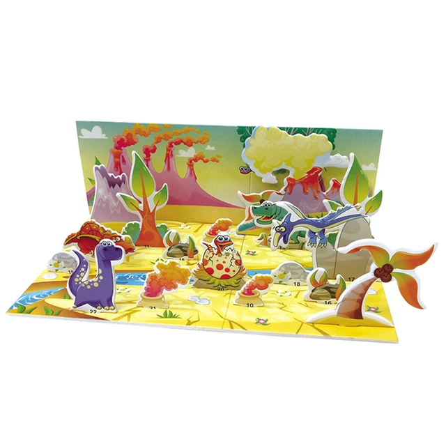 3D Puzzle Safe Foam Model Building Architecture Diy House Mininatures Dinosaur World Jurassic Animal Diy Toys for Kids 1