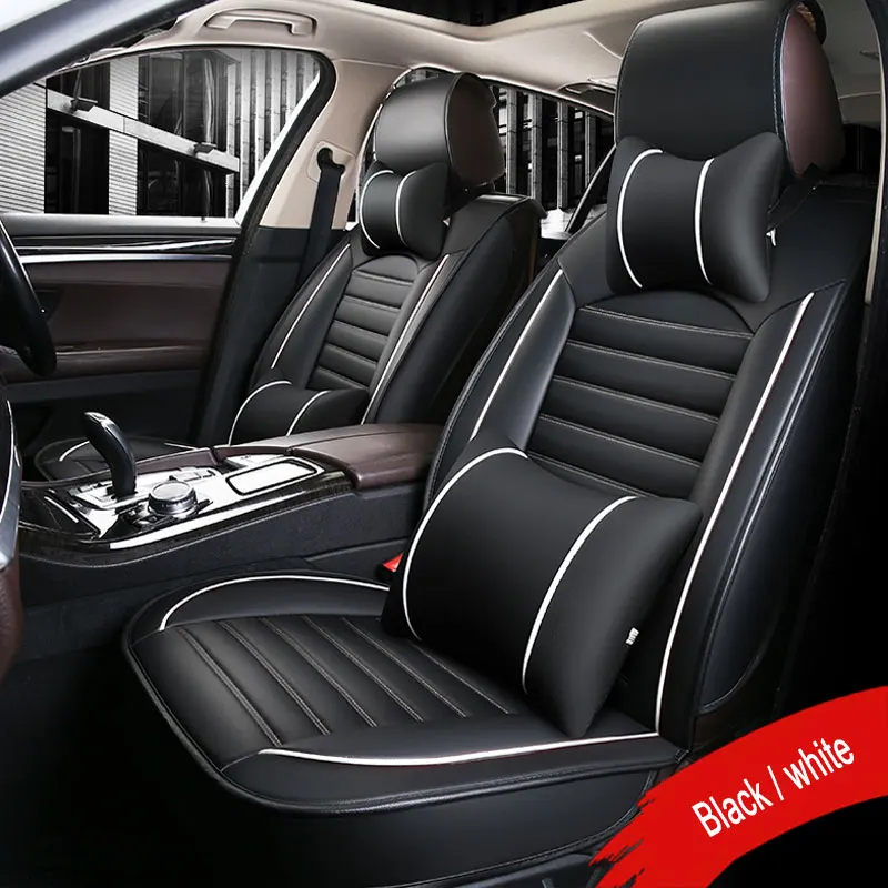 Автомобильные Чехлы На Сиденья из искусственной кожи для KIA K2 K3K 4 K5 Cerato Sportage Optima