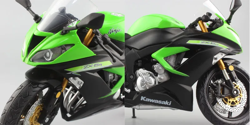 1:12 Масштаб Мини Кавасаки ниндзя ZX-6R спортивный велосипед металлический мотоцикл литье под давлением Спортивная шоссейная Модель Коллекция автомобилей игрушка для детей