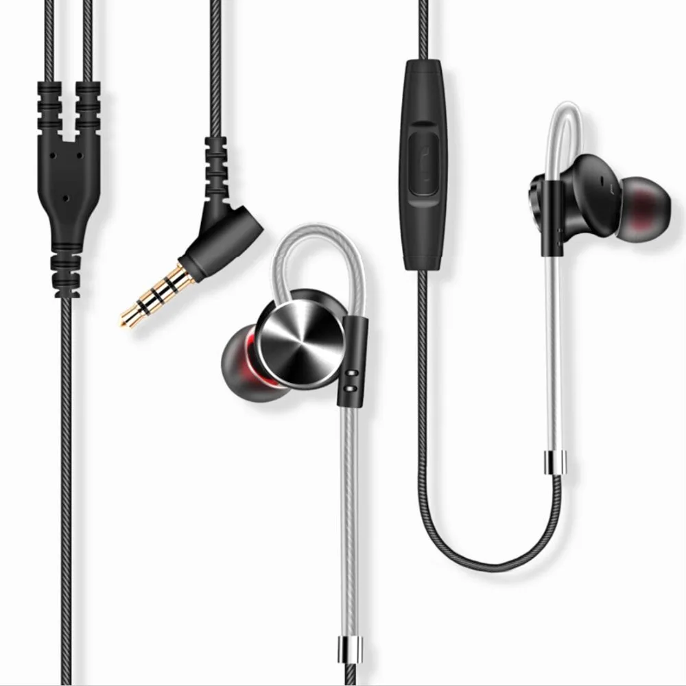 Stereo Earbuds with Microphone Noise Cancelling In Ear