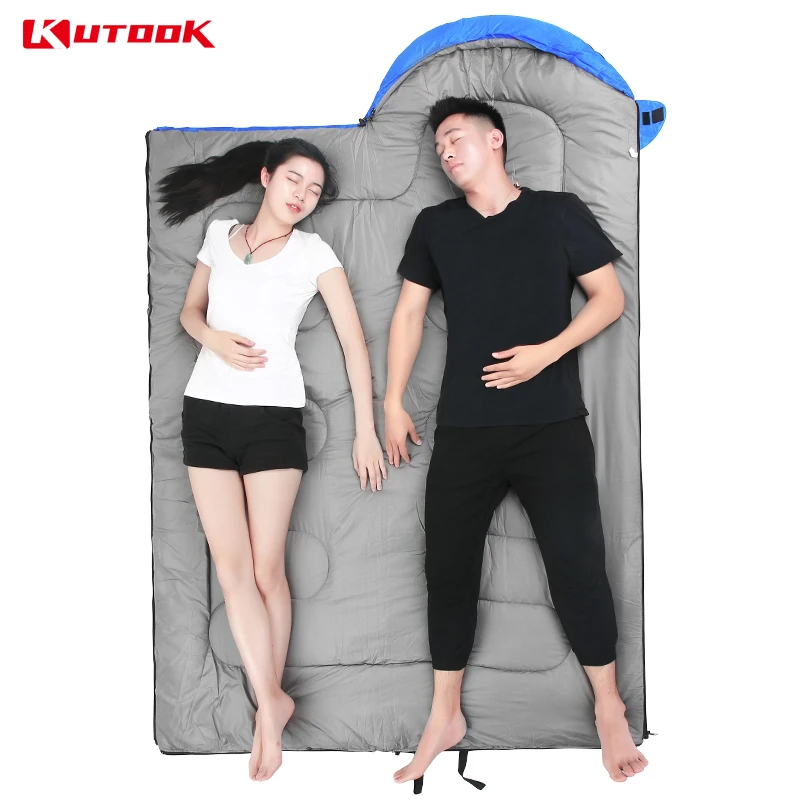 KUTOOK Warm Portable Splicing Sleeping Bag Outdoor Waterproof Thermal Sleeping Bags Comfortable Compression Sack Heated Lazy Bag KUTOOK Warm Portable Splicing Sleeping Bag Outdoor Waterproof Thermal Sleeping Bags Comfortable Compression Sack Heated Lazy Bag