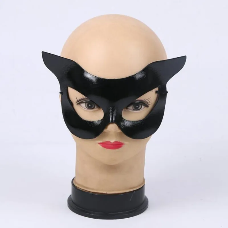 Модная черная маска на половину лица с котом для женщин и девочек, сексуальные маски для глаз, маскарадные Вечерние Маски, карнавальный костюм, костюм для Хэллоуина, Рождества, navidad