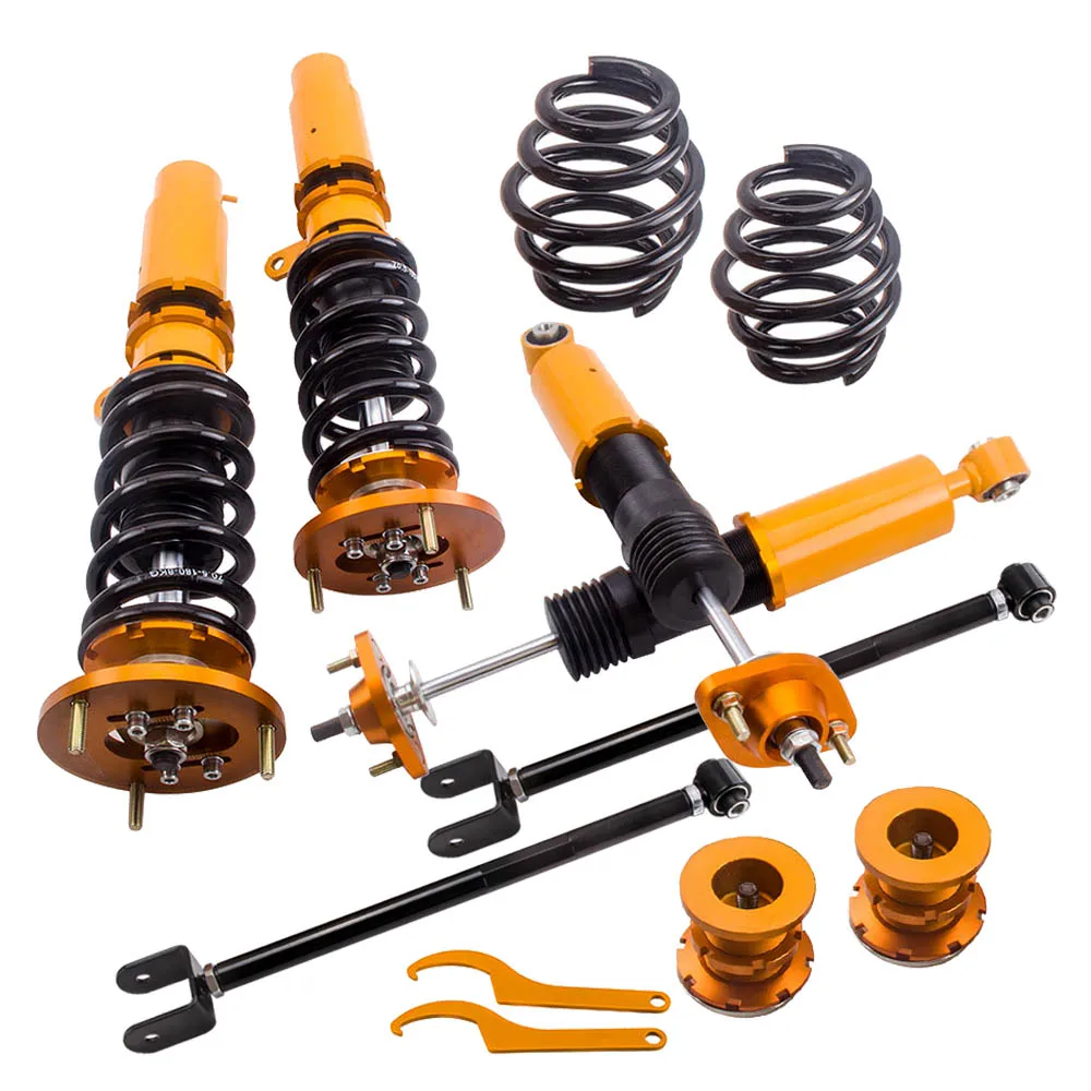 Амортизационные стойки Coilover для BMW E46 3 серии 323i 328i 330i M3 318i 320i Adj снижающий рост комплект+ контроль рук ударов