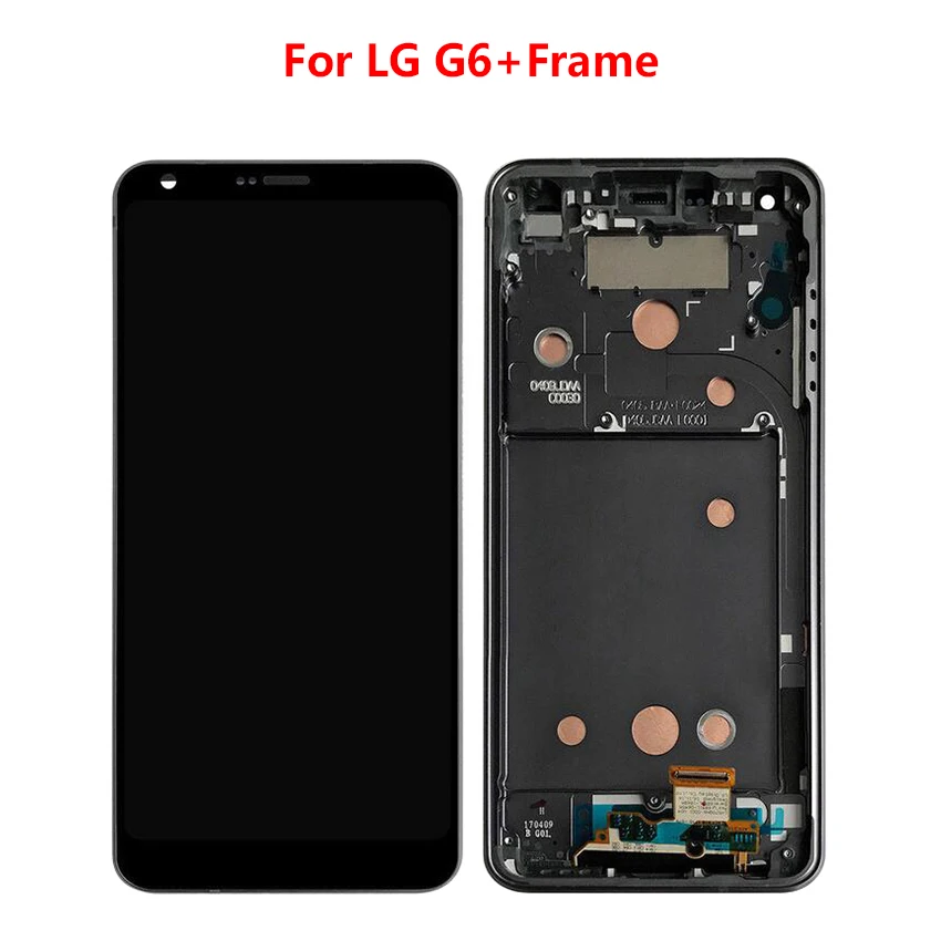Для LG G6 ЖК-дисплей с сенсорным экраном дигитайзер для рамкой Замена дисплея