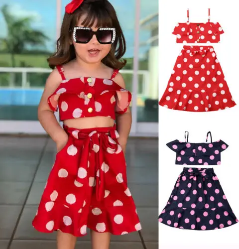 

2Pcs Newborn Infant Baby Girl Bow Dress Clothes Ruffle Tops Skirt Outfits Set Newest Newborn Baby Tops Dress Outfits