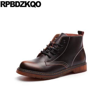 

combat waterproof fall military booties autumn army short boots vintage plus size designer shoes men high quality 2018 non slip