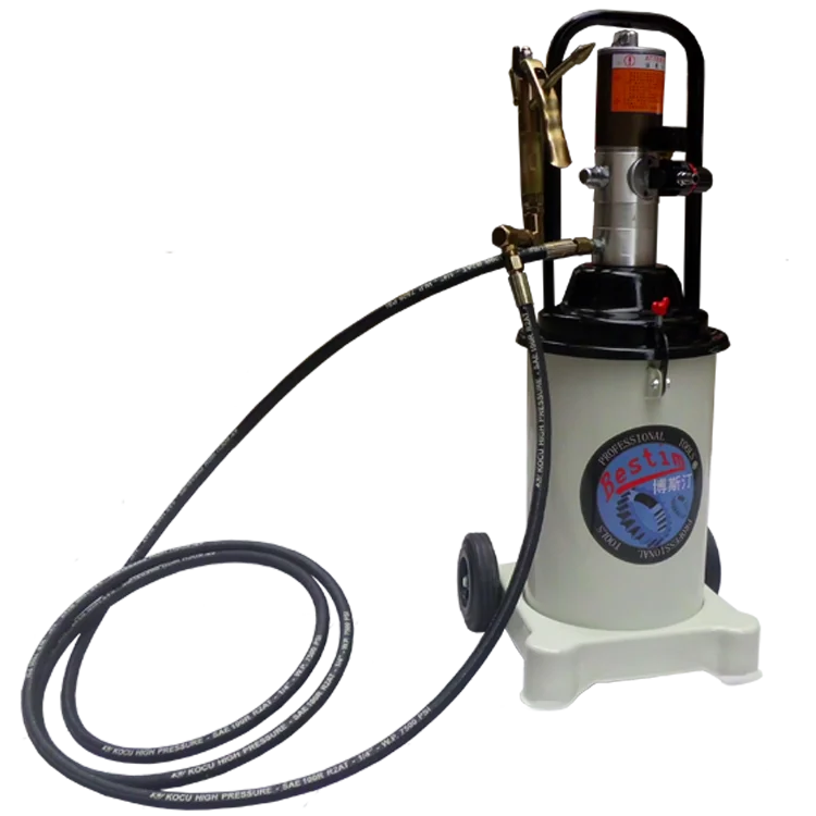 13L capacity high pressure butter machine, pneumatic roller lubricator, multipurpose grease gun