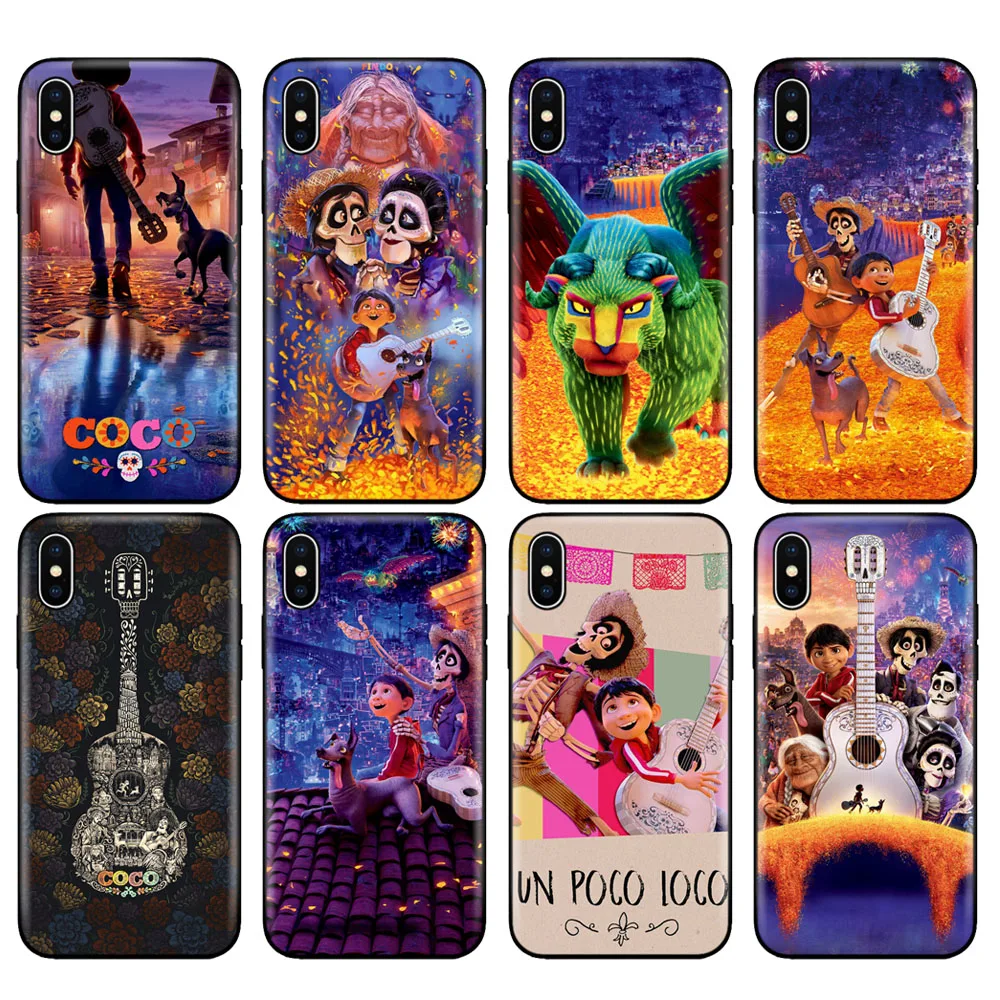 Черный чехол из ТПУ для iphone 5 5s SE 2020 6 6s 7 8 plus x 10 силиконовый XR XS 11 pro Max coco с