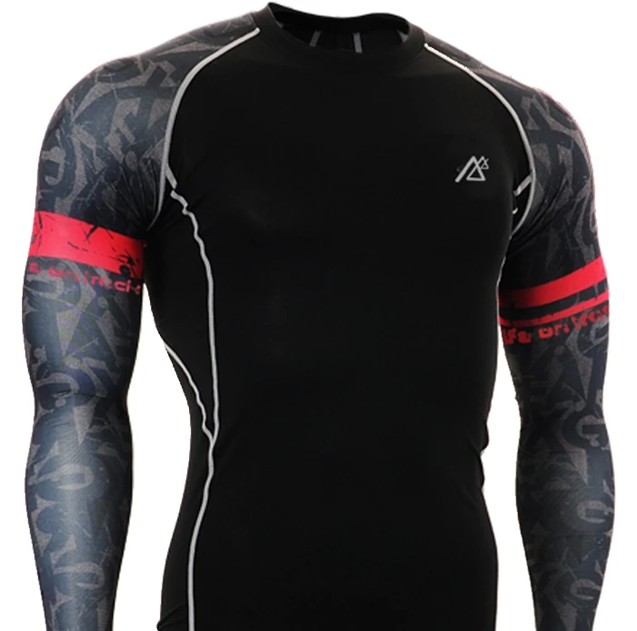 Базовый Бодибилдинг бег компрессионный базовый слой топы рубашки дышащие фитнес колготки для мужчин коричневый цвет S~ 4XL - Цвет: Коричневый
