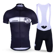 Original Meikroo drango gear balck bib short sleeve cycling jersey sets summer quick dry bicycle maillot