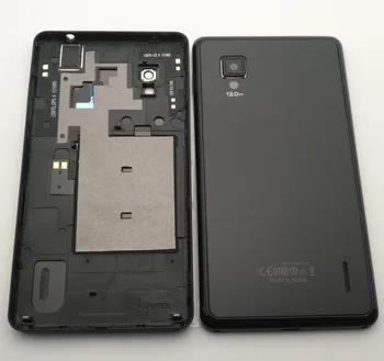 

ESC New Battery case Door Back Cover For LG Optimus G E975 LS970 F180 E971 E973 With Camera Lens With Black Side Buttons Case