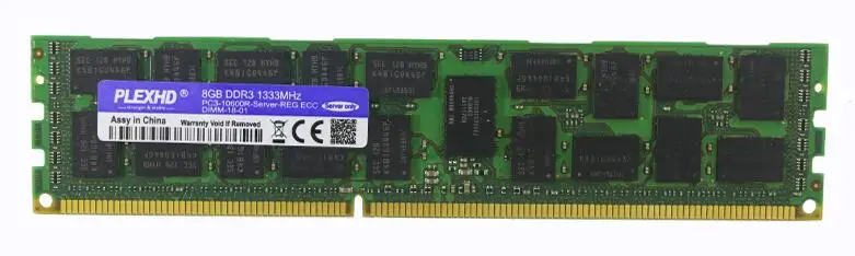 PLEXHD флеш-накопитель 16Гб 8Гб 4Гб X79 X58 2011 LGA2011 DDR3 PC3-10600R 12800R 14900R ECC REG 1866 МГц 1600 1333 МГц ПК Оперативная память сервера памяти Оперативная память