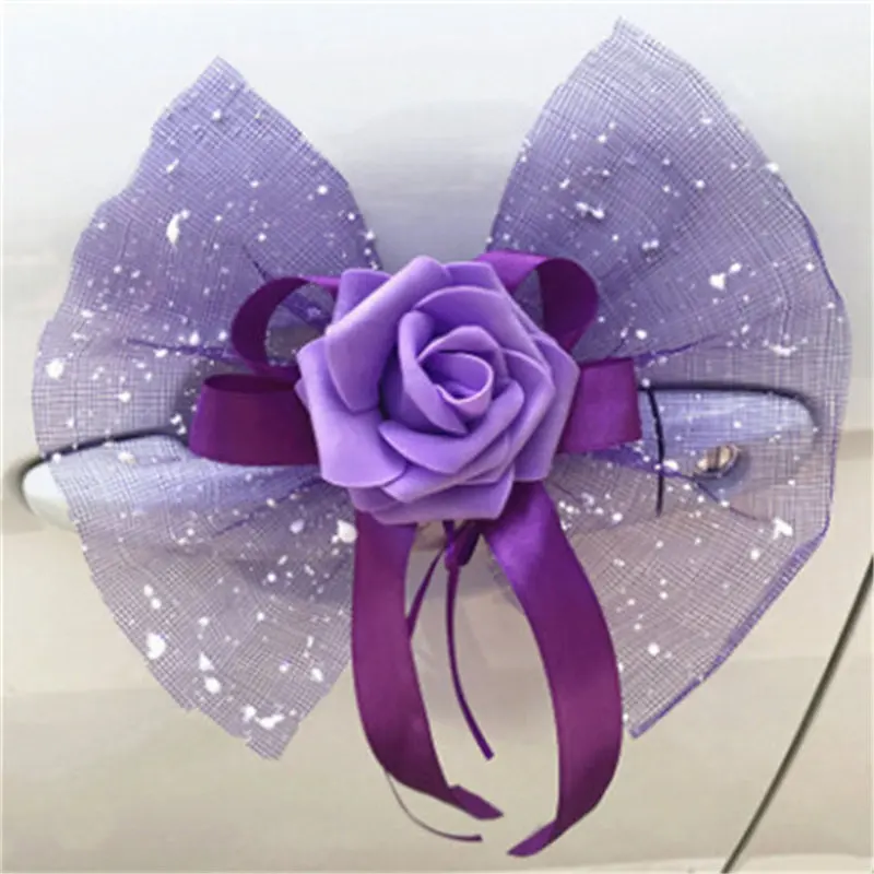 

Hot New Wedding Car Decoration Flower Hand Door Flower Wedding Flower Wedding Supplies Decorative Suction Cup Decorative Flower