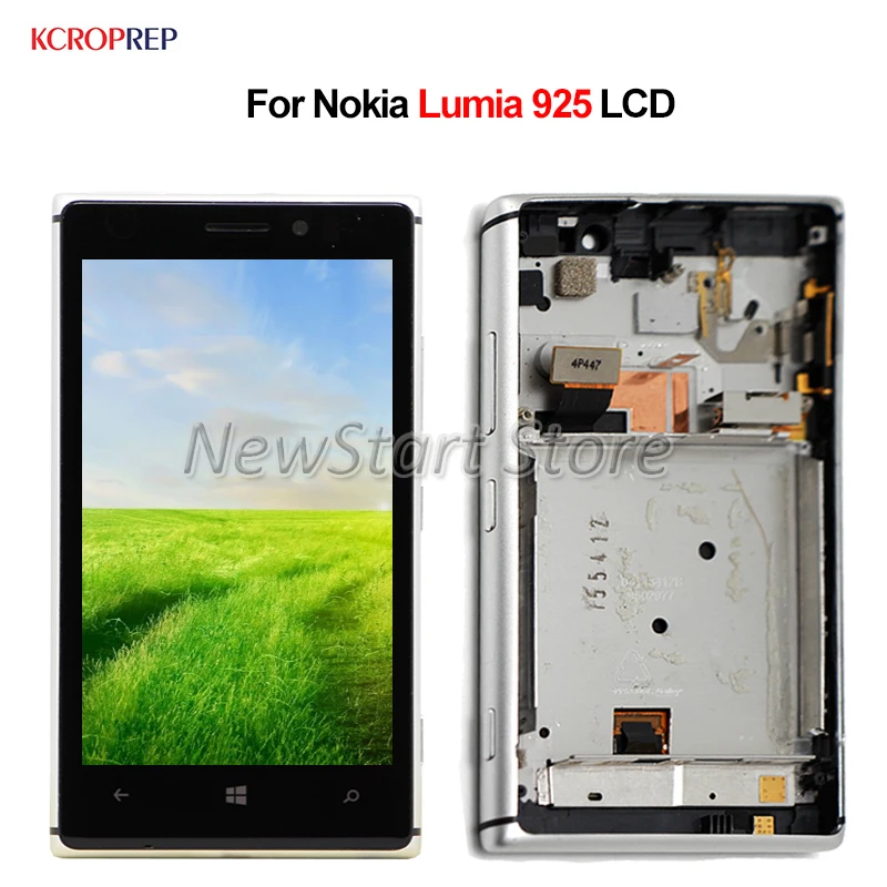 

For Nokia Lumia 925 LCD Display Touch Screen Digitizer Assembly 100% Tested 4.5" For Nokia 925 lcd Replacement Accessory