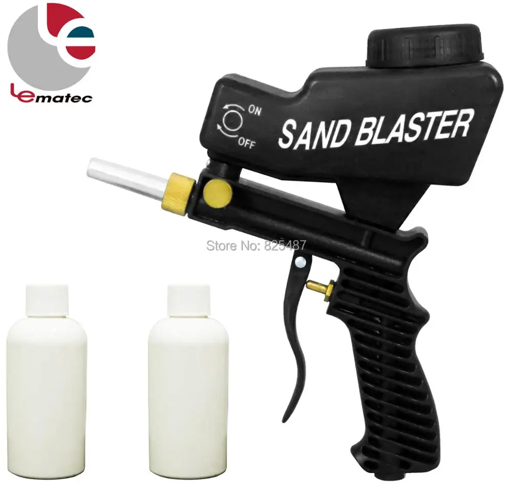 LEMATEC Sand blasting Gun Sandblaster with Two Sand Abrasives sandblasting gun Taiwan Made High Quality portable sandblaster LEMATEC Sand blasting Gun Sandblaster with Two Sand Abrasives sandblasting gun Taiwan Made High Quality portable sandblaster
