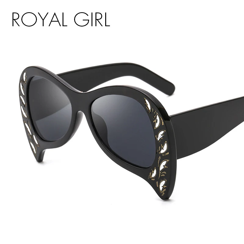 ROYAL GIRL Novelty Personality Bat Sunglasses Women Men Brand Design