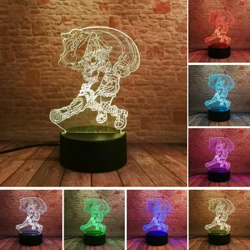 

Luminaria Halloween Anime Cartoon Magic Broom Witcher Magician Master Illusion 7 Color Gradient Child Girls Baby Xmas Toys Gifts