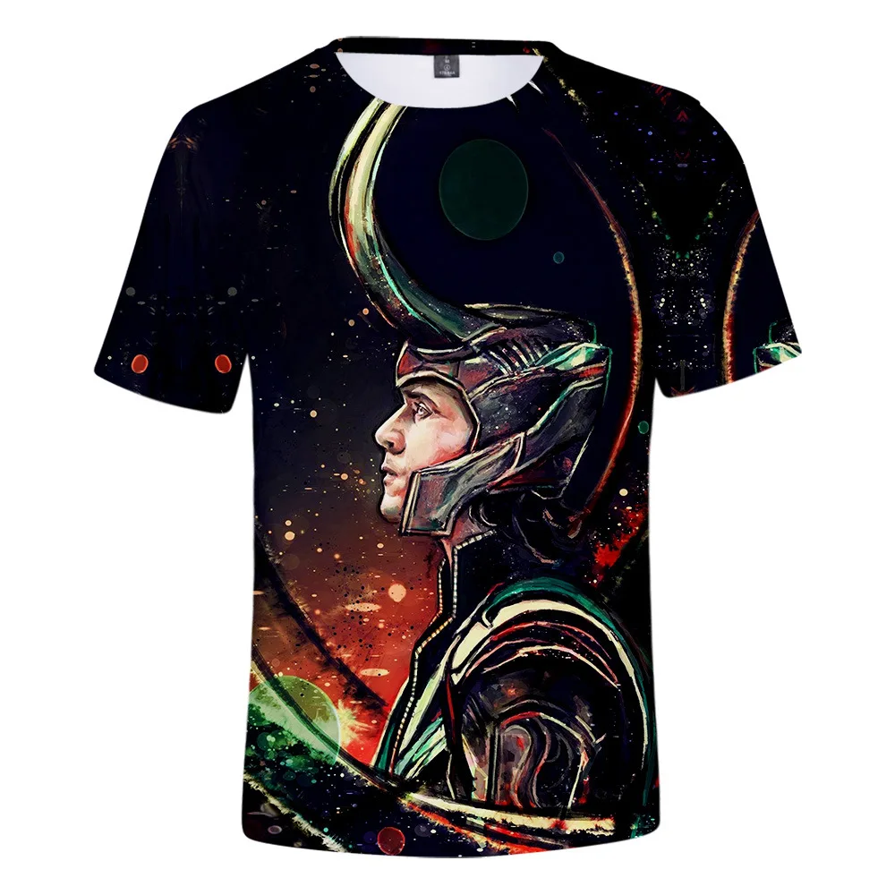 New Fashion Couples Men Women Unisex Thor Loki Avenger Funny T Shirts 3D Print No Cap Casual Hip Hop Kid Tee Top 2XS-4XL