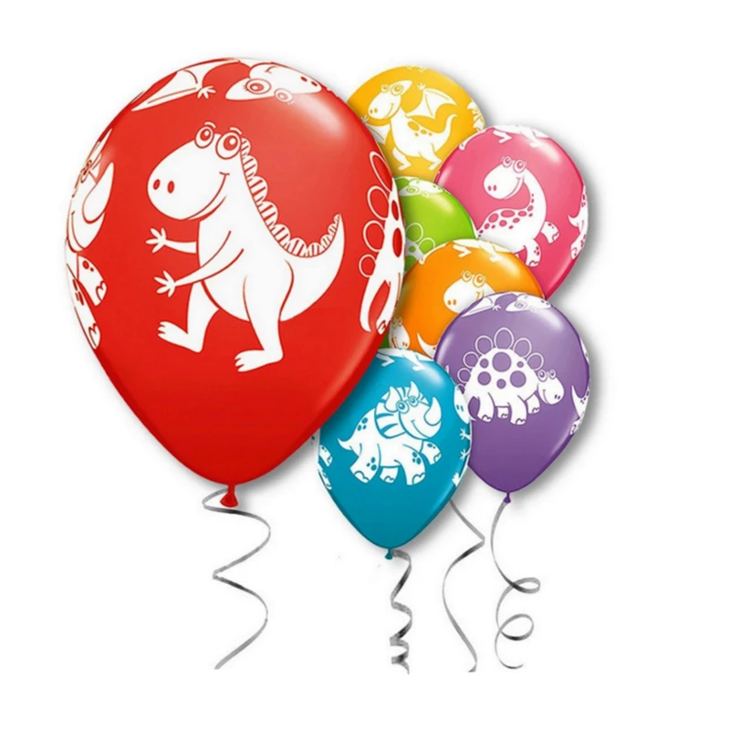 10 шт. 12 дюймов джунгли динозавр шары утолщенные латексные шары надувные шары для дня рождения динозавр принадлежности для детской вечеринки игрушки