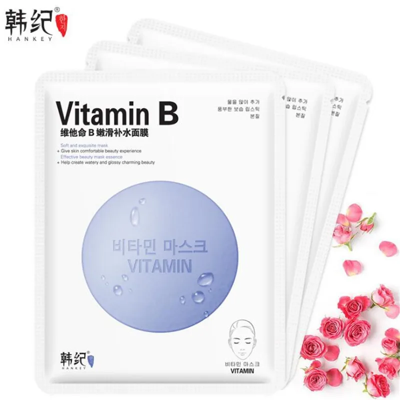 HANKEY витамин B E C маска для лица Уход за кожей увлажнение с осветляющим эффектом питательная