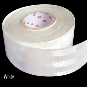 

5CM x 10M Vintage Reflective Roller Lattice Reflective Marking Warning Sticker Reflective Traffic Construction Sticker Truck