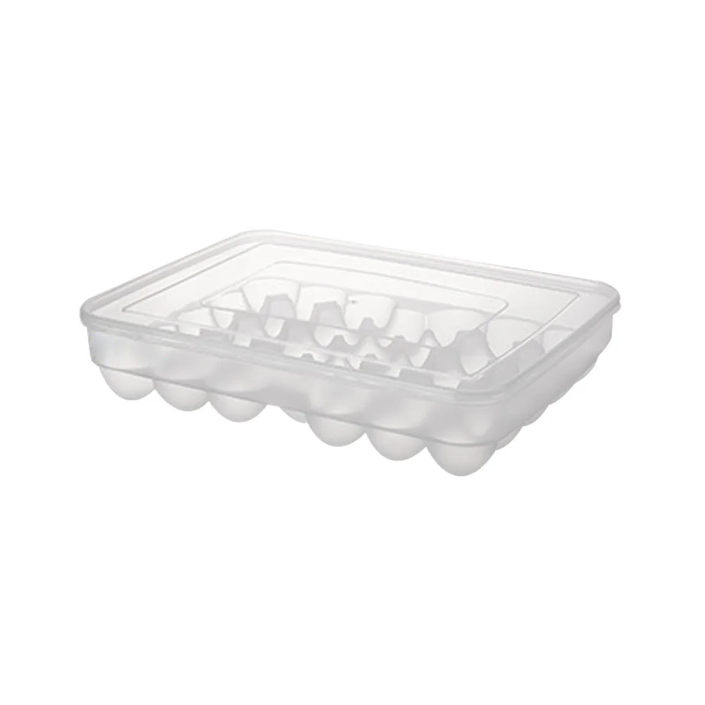 

1 Pc Egg Tray Transparent Plastic Large Capacity 34 Grids Egg Crisper Egg Box Egg Holder for Kitchen Refrigerator Home