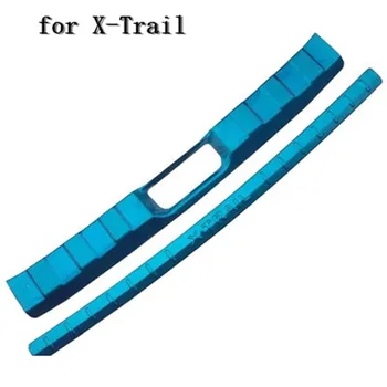 

Car accessories stainless steel Rear Bumper Protector Sill Trunk Tread Plate Trim For Nissan X-Trail X Trail T31 2008-2013