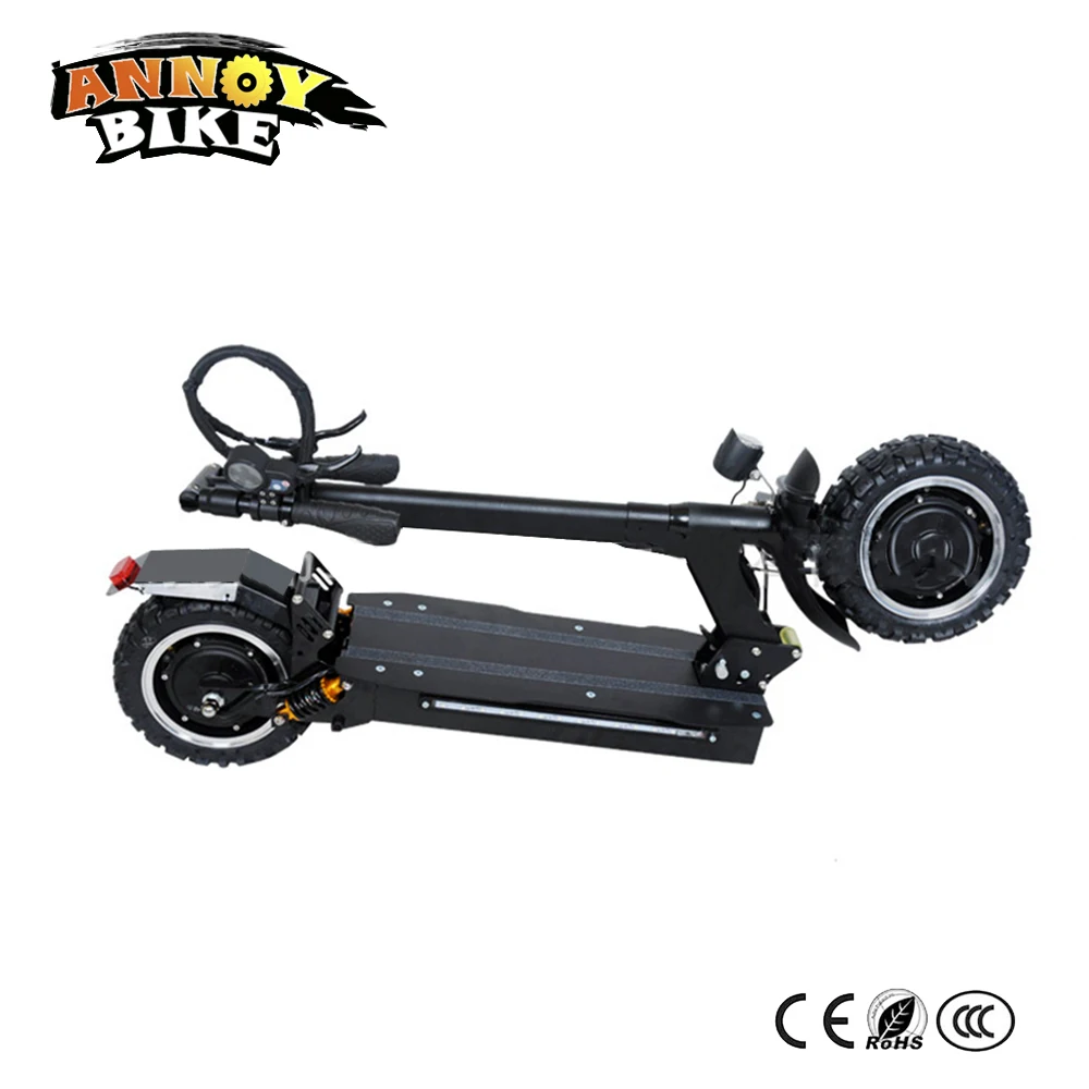  Ebike Electric Bicycle SUV Drouble Drive Scooter 11 inch 60V3200W Foldable Shock Absorber Road Elec