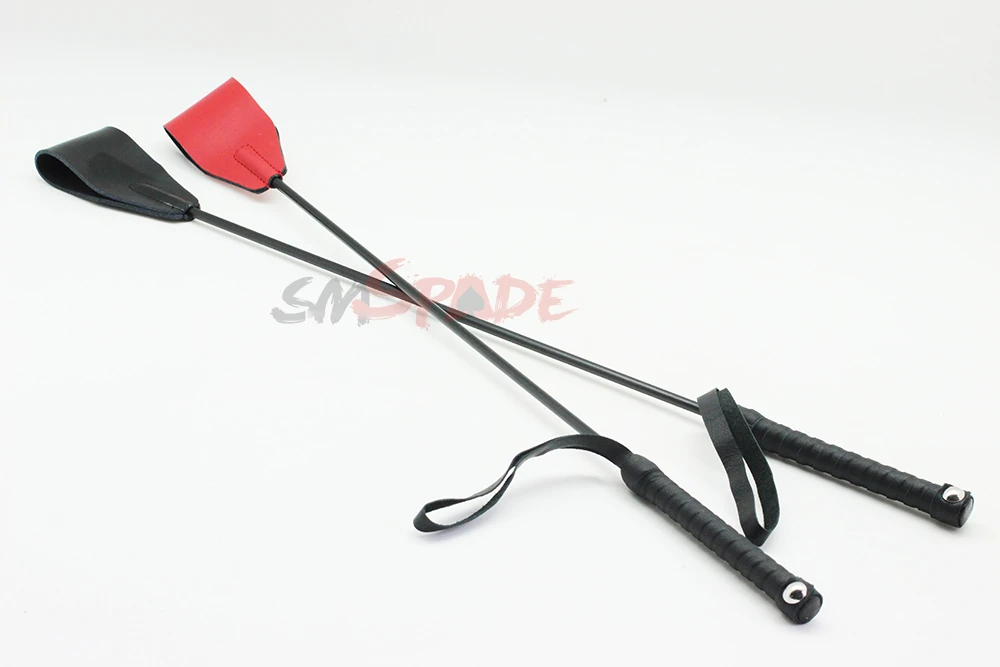 Smspade 58センチメートルボンデージレザー鞭 ボンデージ乗馬鞭 ポニー再生作物鞭カップルのために 楽しいセックスフェチ馬の鞭 Crop Whip Leather Crop Whiphorse Whip Aliexpress