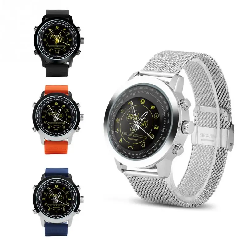 

VBESTLIFE AOWO Watch Pedometer 5ATM 3-group Alarm Smart Sport Watch for iPhone/Android Tracker