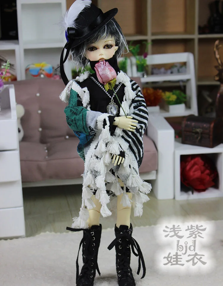 1/4 1/3 весы BJD футболка + шорты накидка шапка комплект для SD одежды Аксессуары куклы