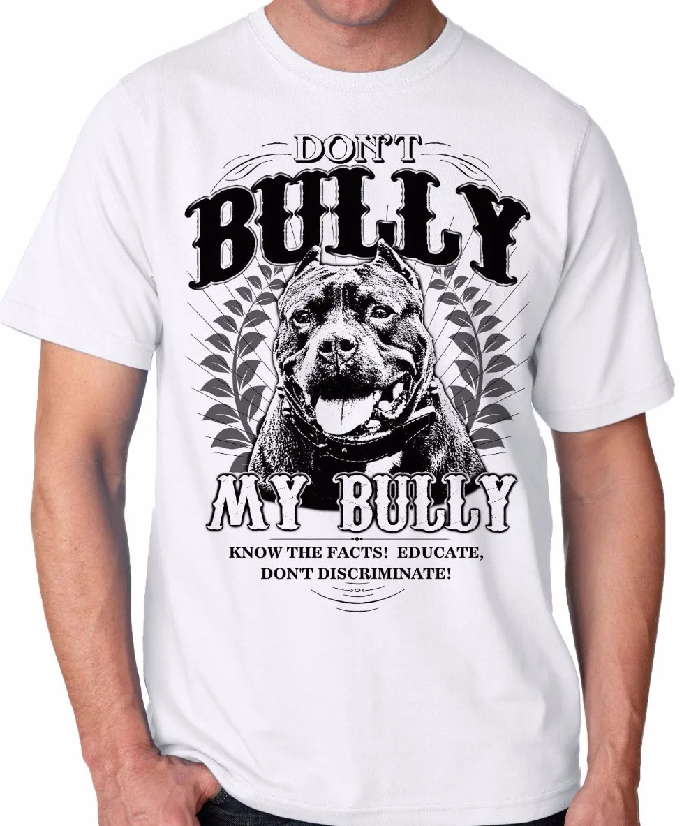 2018 Новый Футболки arrival для мужчин 100% хлопковая футболка не хулиган мой хулиган питбуль адвокат для любителей Pitbull футболка дизайнер