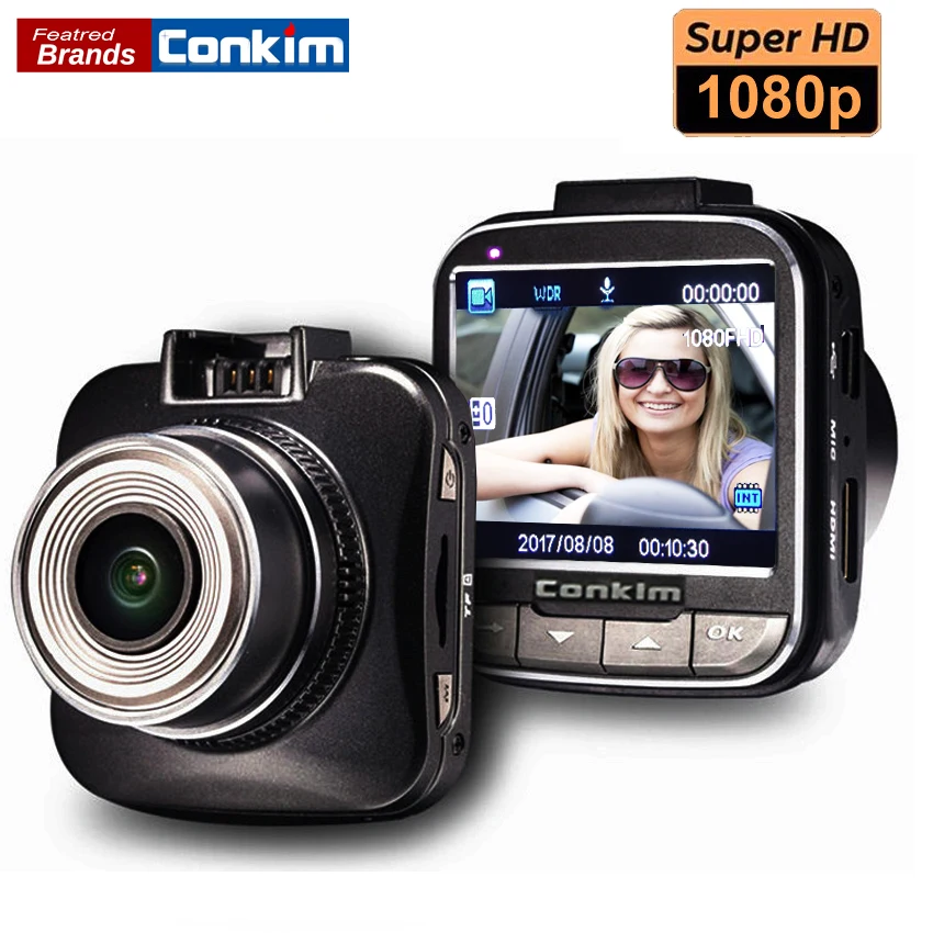 

Conkim 170 Degree Wide Angle Auto Video Recorder 1080P Full HD Car Camera DVR 2.0" LCD Novatek 96650 Car DVRs Loop Recording G50