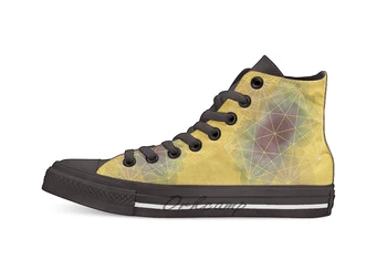 

Frosti Design breathable Casual High Top lace-up Canvas shoes sneakers