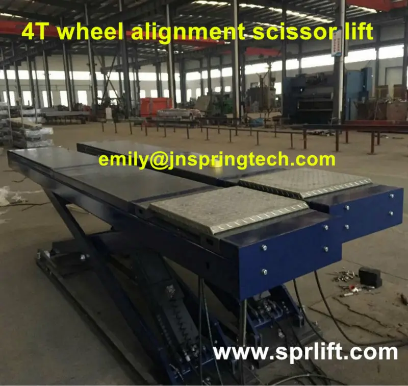 

wheel Alignment scissor car lift 4 ton alignment scissor lift