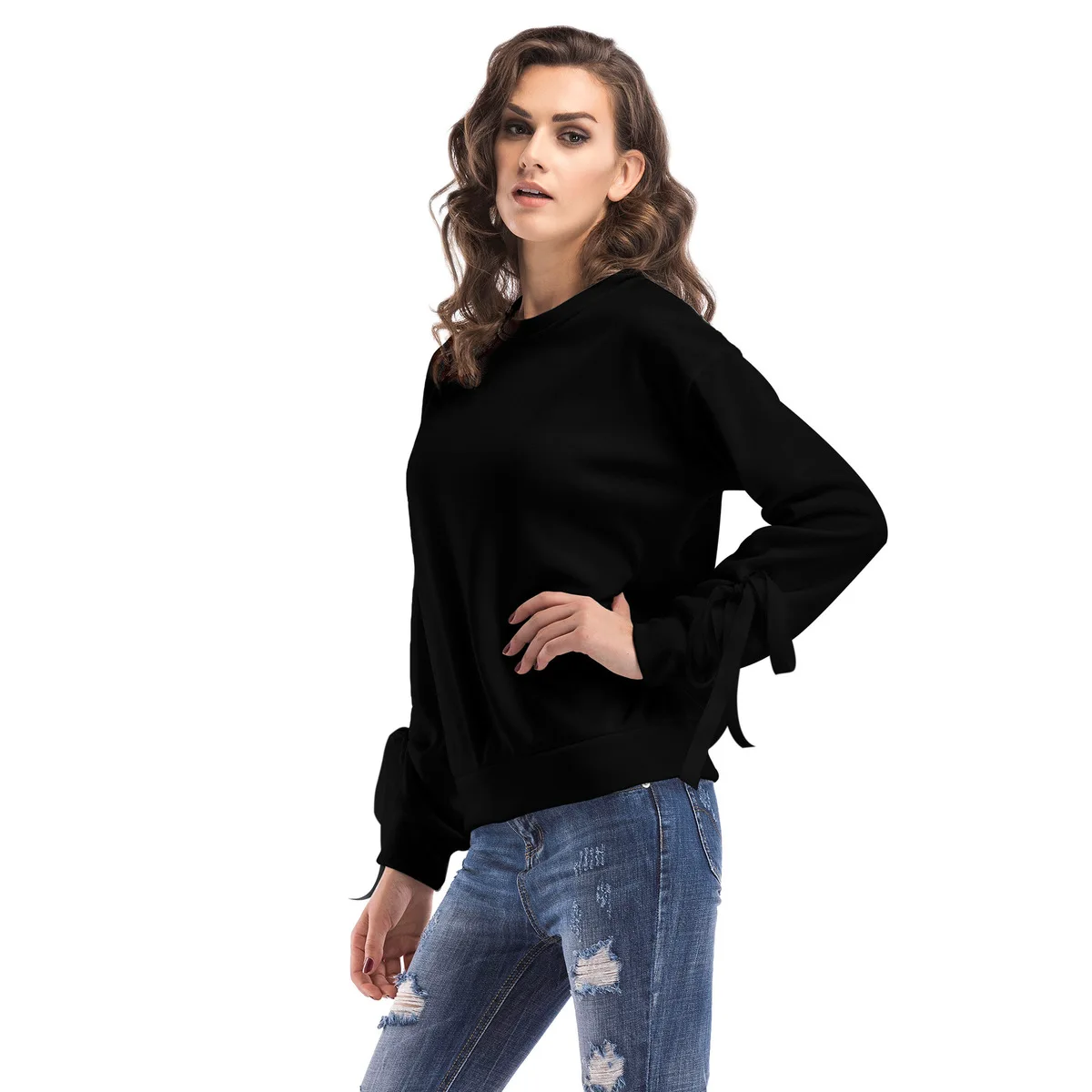 Moletom Срок годности Moleton Feminino Inverno Толстовка Для женщин Kpop весна и шаблон с длинным рукавом вниз Женские однотонные T
