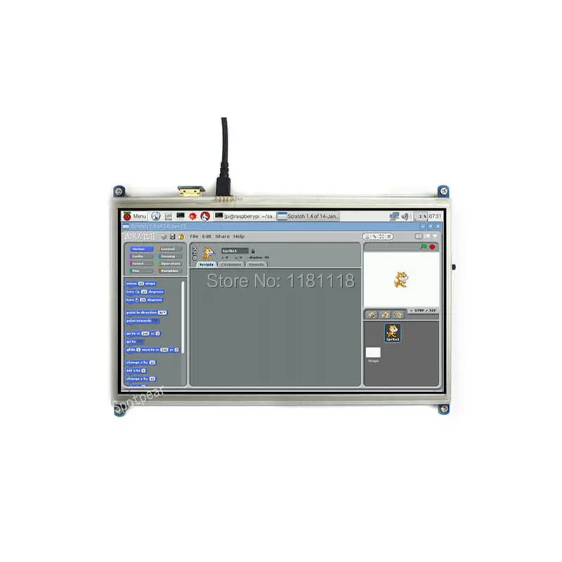 Сенсорный ЖК экран 10 1 дюйма HDMI 1024 600 больше чем 5 и 7 дюймов|touchscreen 10.1|touch screen10.1