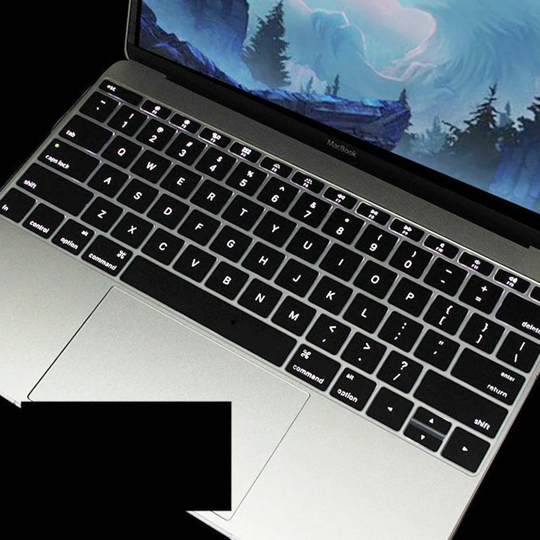 Красочные силиконовые клавиатуры Обложка протектор кожи для Apple Macbook Air 11 мягкие наклейки клавиатуры