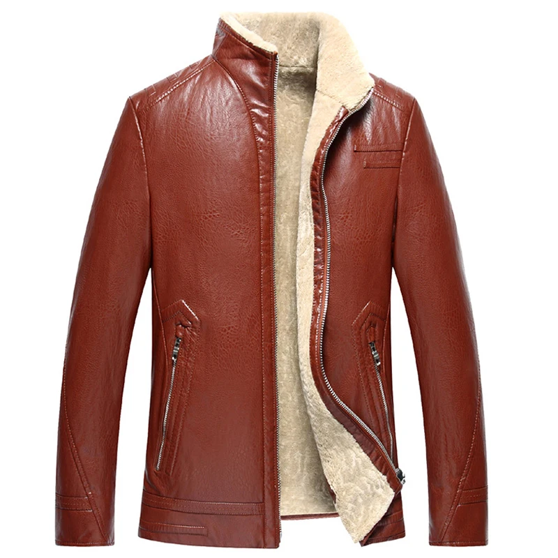 European Fashion Mens Fur Coats Velvet Winter Overcoats Big and Tall