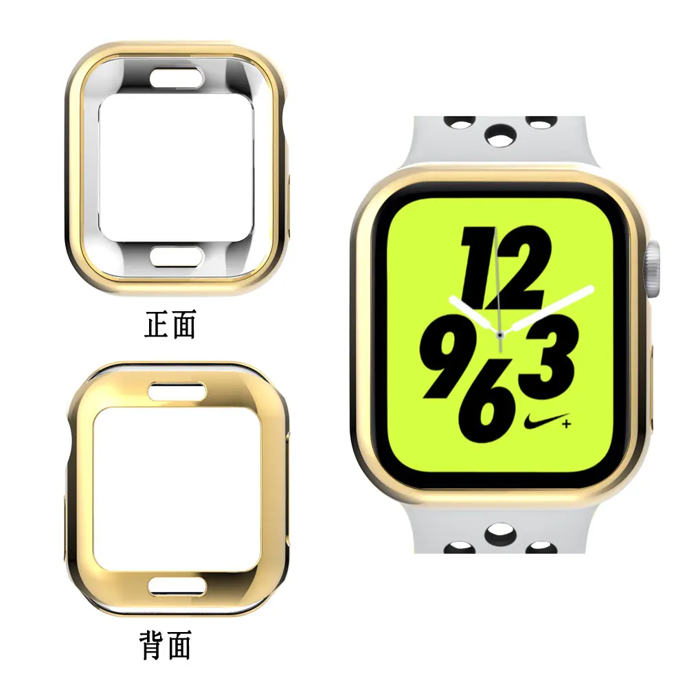 Чехол для Apple watch 4, 3, 5, чехол для Apple Watch band 44 мм, 40 мм, 42 мм, 38 мм, Iwatch, чехол, ТПУ, мягкий силиконовый защитный бампер