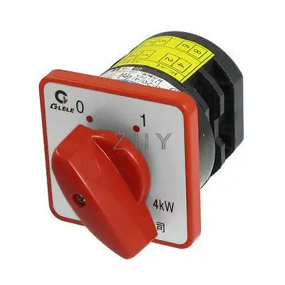 4kW AC 380V 20A 8 Screw Terminals 2 Position Universal Cam Switch | Обустройство дома