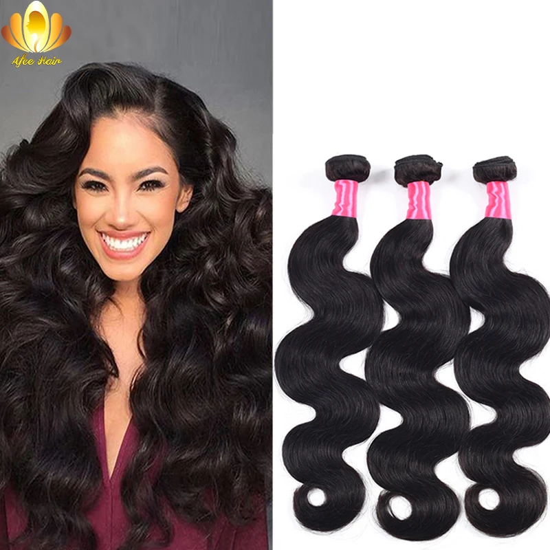 Afee Hair Brazilian Virgin Hair Body Wave Unprocessed Virgin