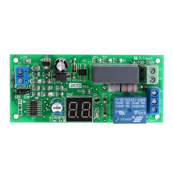 

OOTDTY AC220V Delay Timer Switch Turn Off Board 0 Seconds-99 Minutes Delay Relay Module