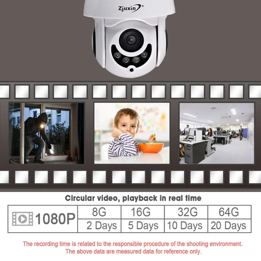 PTZ IP камера HD 1080P 2MP Открытый Onvif скорость Купол CCTV водонепроницаемый безопасности наблюдения ipcam наружная Камара de vigilancia