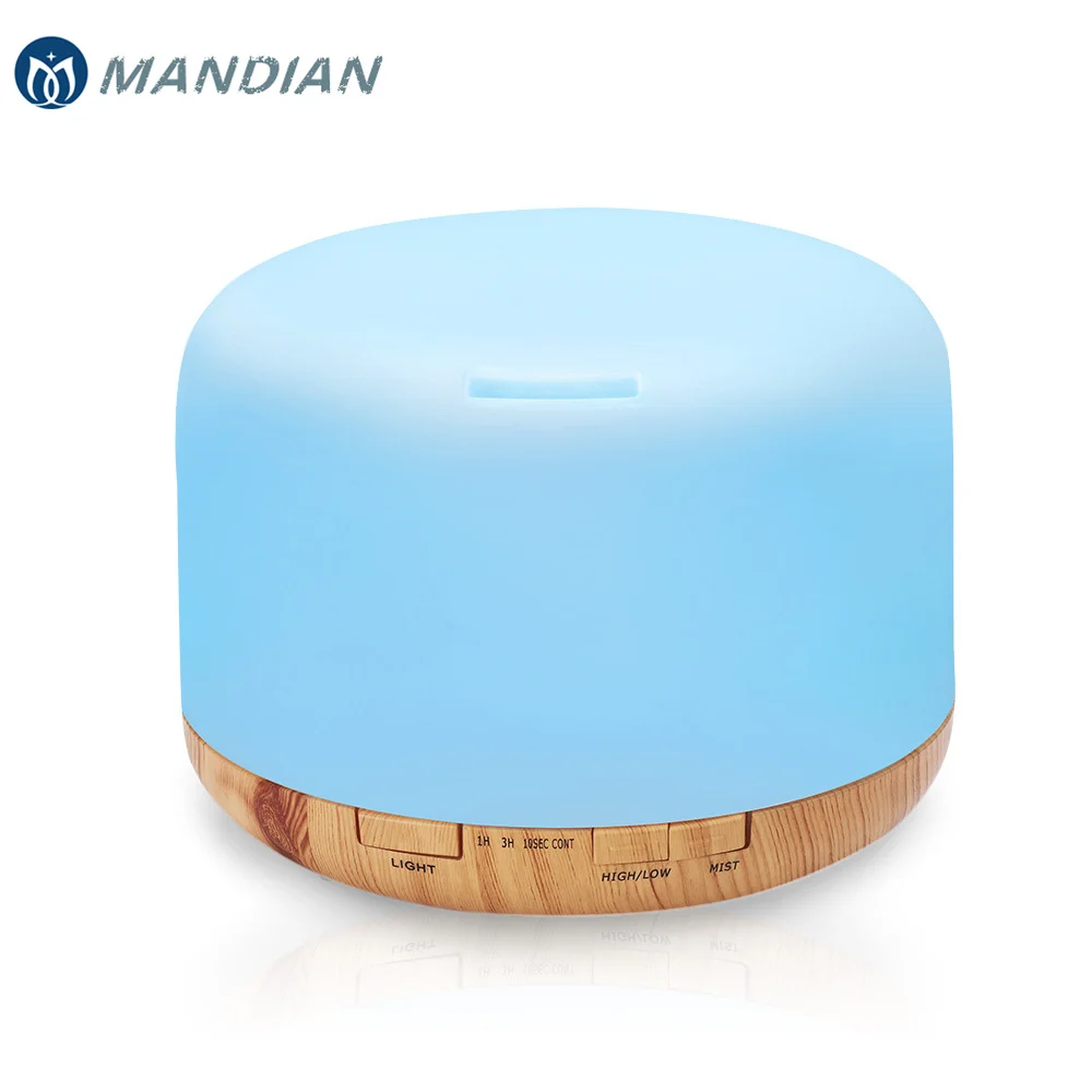 

Aromatherapy 500ML Essential Oil Diffuser Humidifier Ultrasonic Cool Air Mist Humidifier with Auto Shut-off for Home Bedroom