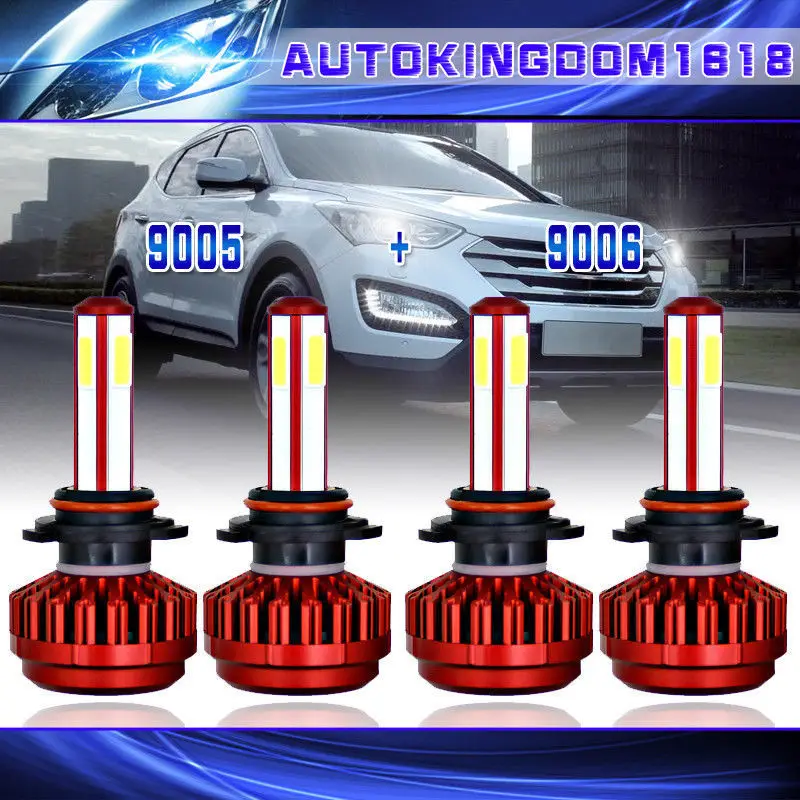 

9005 + 9006 Led Headlight Conversion Combo Bulbs Kit For Honda Accord 1990-2007