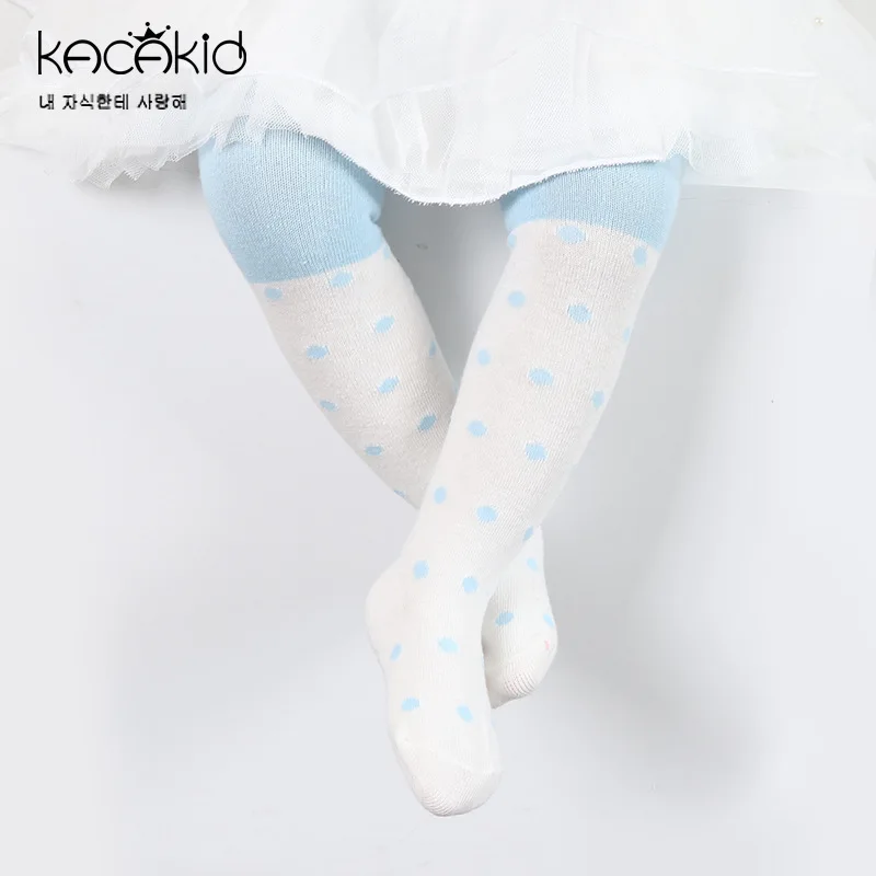 0 4T Baby Polka Dots Tights Kids Boys Girl 2 Colors Pantyhose Infantil Toddler Leg Warmers