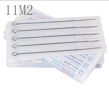 

YILONG 50PCS Disposable Tattoo Needles 304 Medical Stainless Steel 11M2