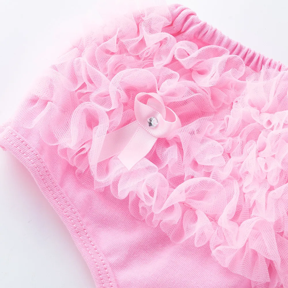 ARLONEET Newborn Bowknot Bloomers shorts Cute Baby lace Diaper Cover Shorts Summer Ruffle Pants PP Nappy Underwear shorts J0620